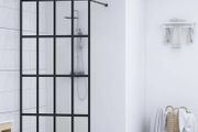 Walk-in Shower Screen Tempered Glass 100x195 cm