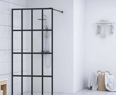 Walk-in Shower Screen Tempered Glass 100x195 cm
