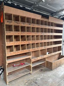shelves for ford transit lwb