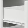 vidaXL High Gloss White 3-Drawer Sideboard Image 3