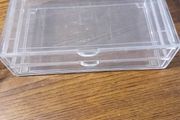 Acrylic makeup storage box
