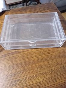 Acrylic makeup storage box