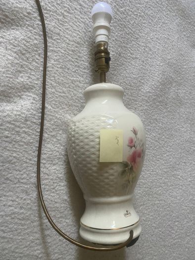 table lamp Donegal Parian china