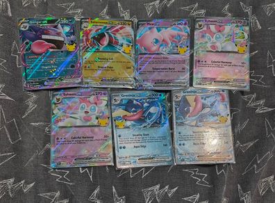 Pokemon 30th Anniversary EX Cards Bundle