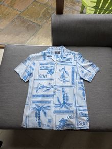 Mens linen blend shirt xs bnwot