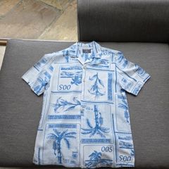 Mens linen blend shirt xs bnwot