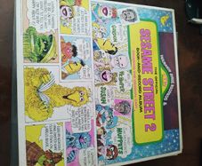 Sesame Street 2 book and record lp