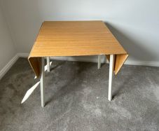 Drop Leaf bamboo table