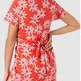 Amazon Brand Find Womans Tie Waist Cotton Dress Red Size S Image 5