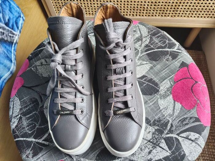 Carl Scarpa platform trainers