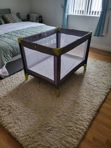 travel cot with mattress