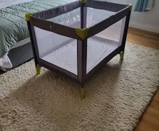 travel cot with mattress