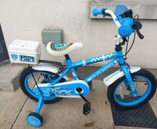 Kids police patrol bike size 14 inch wheels