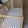 Childs cot and baby bath Image 3