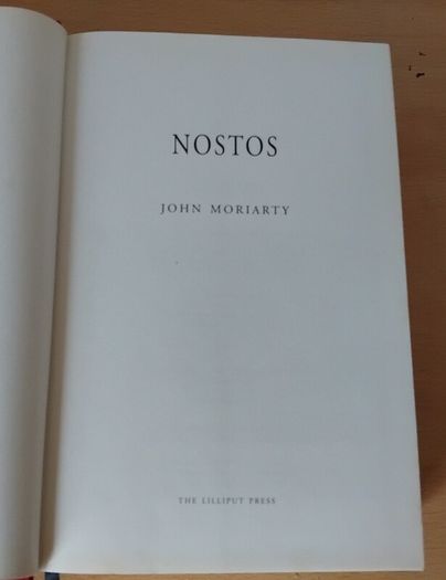 Nostos Autobiography by John Moriarty Kerry Philosopher h/back with d/j 2001 FREEPOST