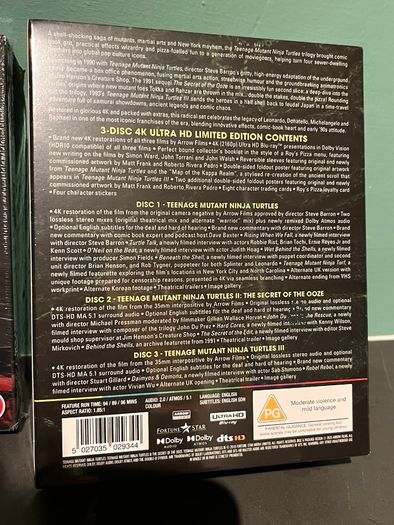 4 Arrow Limited/Special Edition Box Sets Carlitos Way/Great Escape. etc