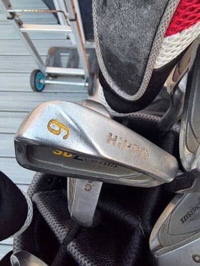 Golf clubs and bags