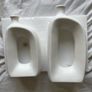Brand new modern, hollow-center white ceramic/porcelain decorative donut-shaped vases. Image 4