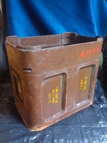 Rare Vintage RAF 30mm ADEN Cannon Ammunition Container (1964)