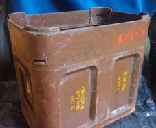 Rare Vintage RAF 30mm ADEN Cannon Ammunition Container (1964)