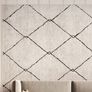 Washable Berber Trellis Rug 160 x 230cm - Brand New Image 8