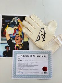 Hand Signed Glove By Iker Casillas