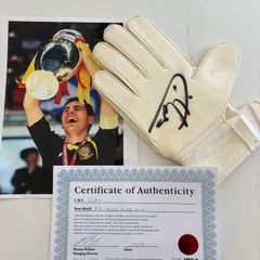 Hand Signed Glove By Iker Casillas