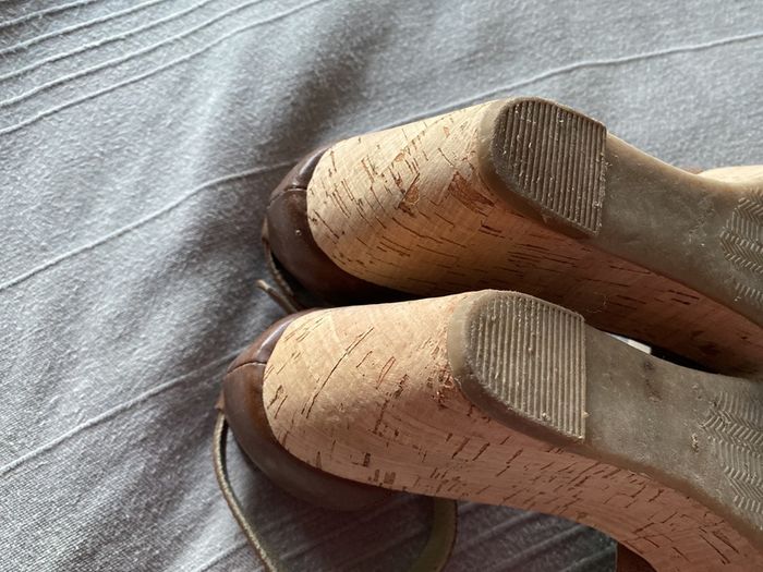Fat face wedge women's shoes