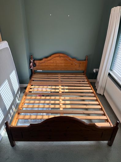 Bed Frame - Solid Wood - Queen Sized
