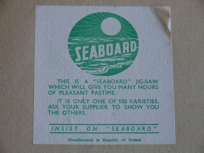 Seaboard Irish-made vintage plywood jigsaw puzzle "A Rare Piece"
