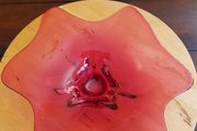 Genuine Vintage 'Murano' Poppy Style bowl.