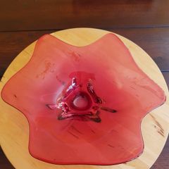 Genuine Vintage 'Murano' Poppy Style bowl.