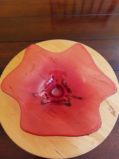 Genuine Vintage 'Murano' Poppy Style bowl.