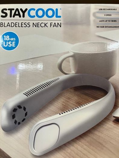Portable USB Rechargeable Bladeless Neck Fan