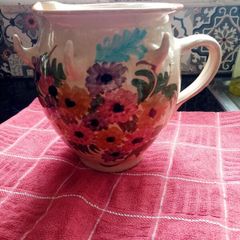 Floral Hand painted Vase