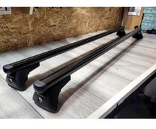 Roof Rails - Nordrive Quadra Black Steel Roof Bars For Volvo Xc40, 2017 Onwards, With Solid Roof Rails
