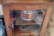 Edwardian smokers oak cabinet