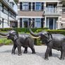 Pair of bronze elephants Image 4