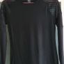 F&F black mesh top Sz S (8-10UK) - Bnwot Image 2