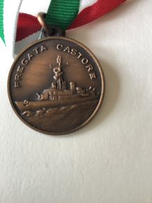 Italian Naval Medal - Naval Frigate Castore.
