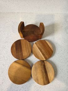 Wooden Coaster Set of 4