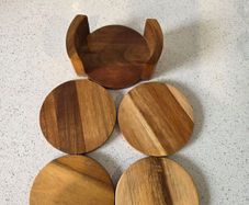 Wooden Coaster Set of 4