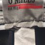 RARE  Vintage O'Neills Mourne Shadow Stripe Shorts  Black/Red Image 7