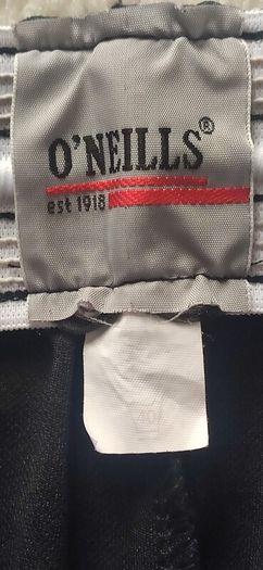 RARE  Vintage O'Neills Mourne Shadow Stripe Shorts  Black/Red