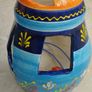 Mexican Ceramic Hanging Pots or Pot Pourri holder Image 2