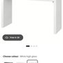 Vanity Table with topped glass, LED Vanity Mirror & locker Image 4