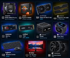 Mini-itx Pc | Ryzen 9 5900x | Rx 9060 Xt 16gb | 5tb Ssd | 32gb Ram