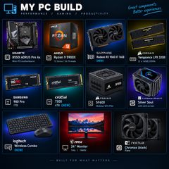 Mini-itx Pc | Ryzen 9 5900x | Rx 9060 Xt 16gb | 5tb Nvme Ssd | 32gb Ram