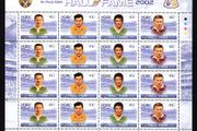 2002 Ireland GAA Hall of Fame (Peter McDermott, Jimmy Smyth, Matt Connor &amp; Seanie Duggan) Commemorative Stamp Sheetlet 1B1B1B1B Mint Never Hinged (MNH)