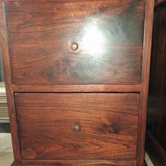 Teak Lockers x 2